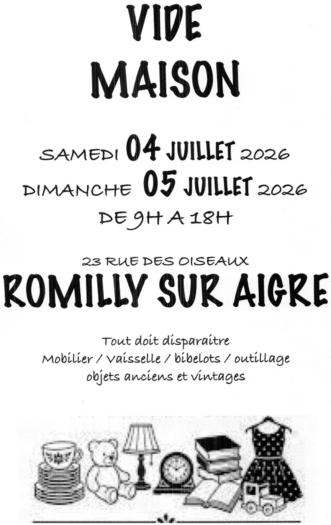 ROMILLY-SUR-AIGRE - Vide maison