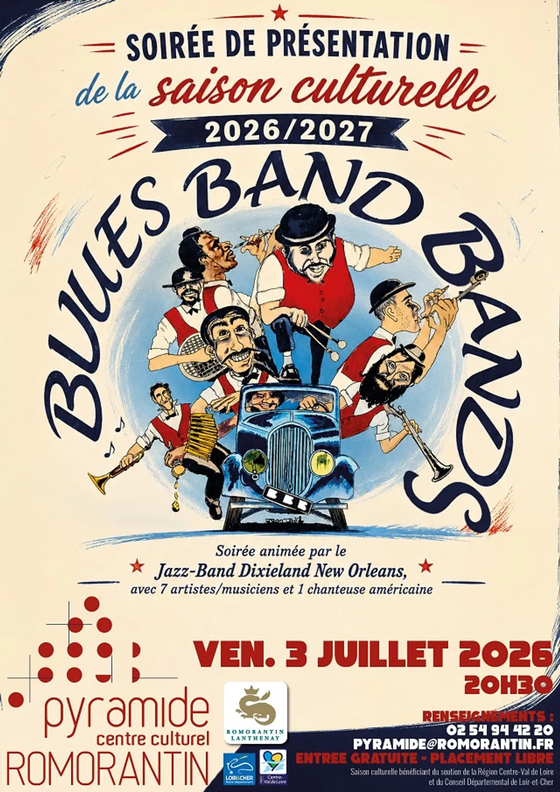 ROMORANTIN (41) - Soirée de présentation de la saison culturelle 2026-2027