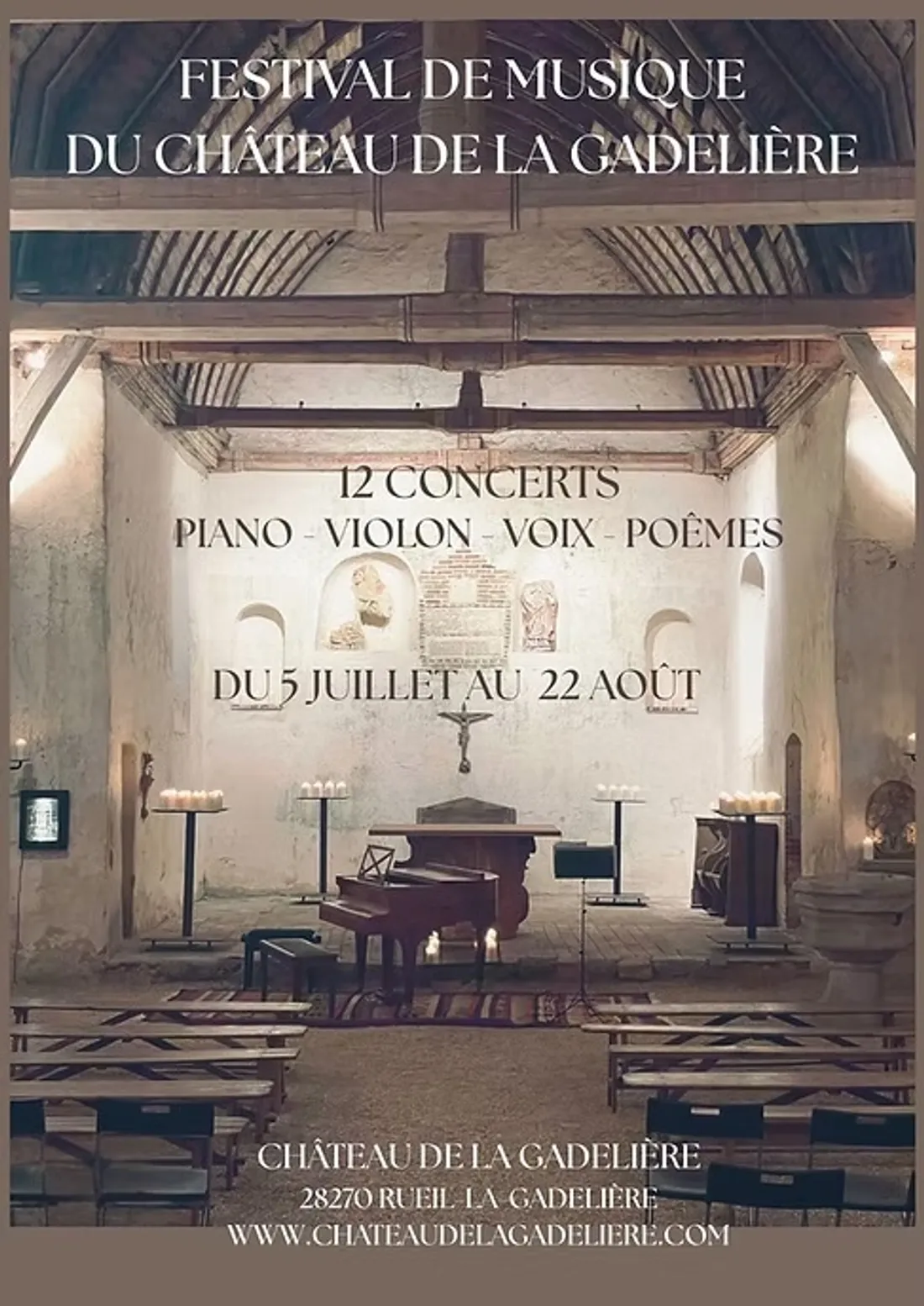 RUEIL-LA-GADELIÈRE - Festival de musique au château de la Gadelière