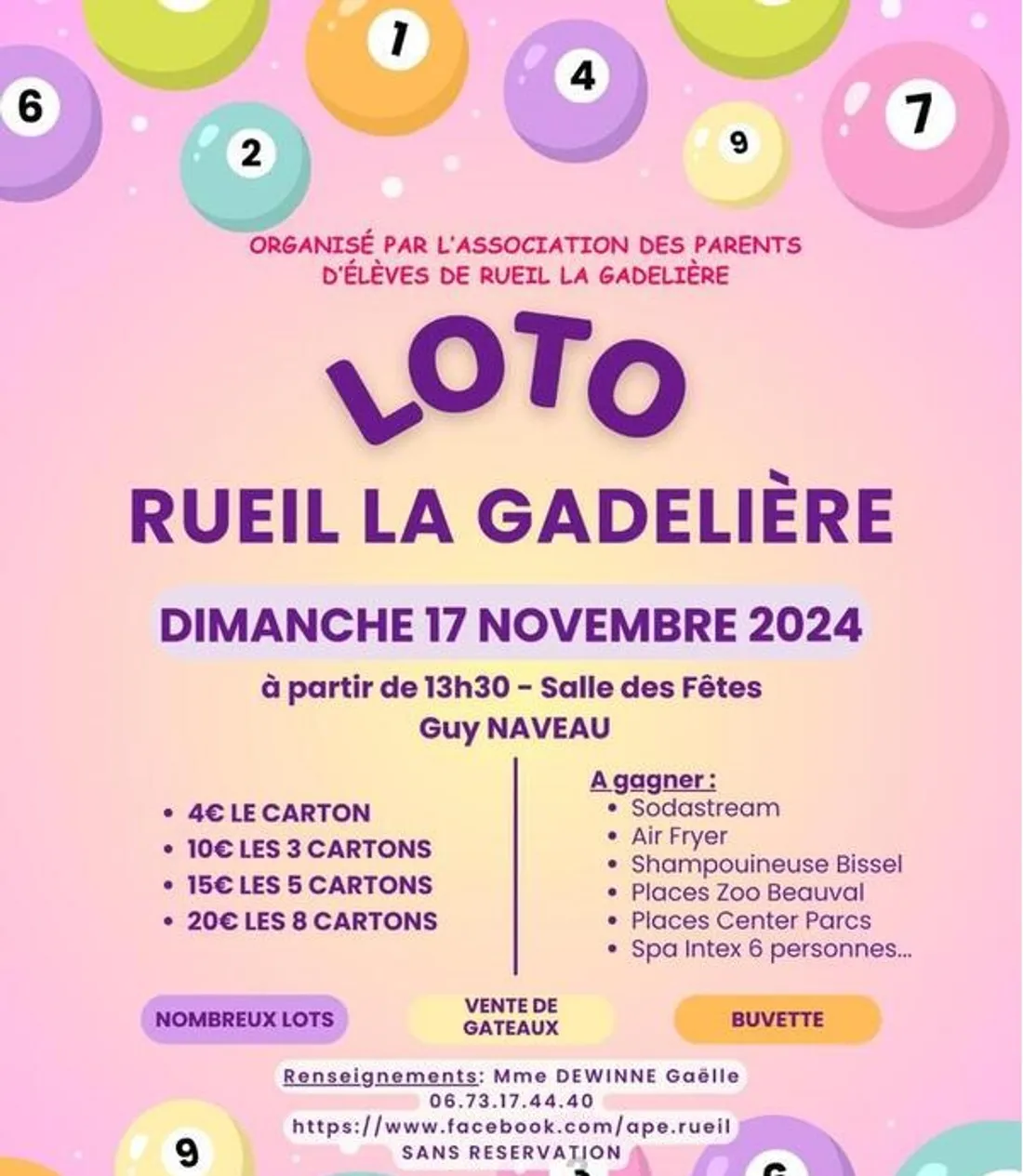 RUEIL-LA-GADELIÈRE - Loto de l'APE