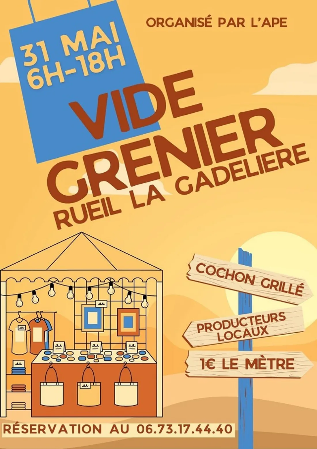 RUEIL-LA-GADELIÈRE - Vide-greniers de l'APE