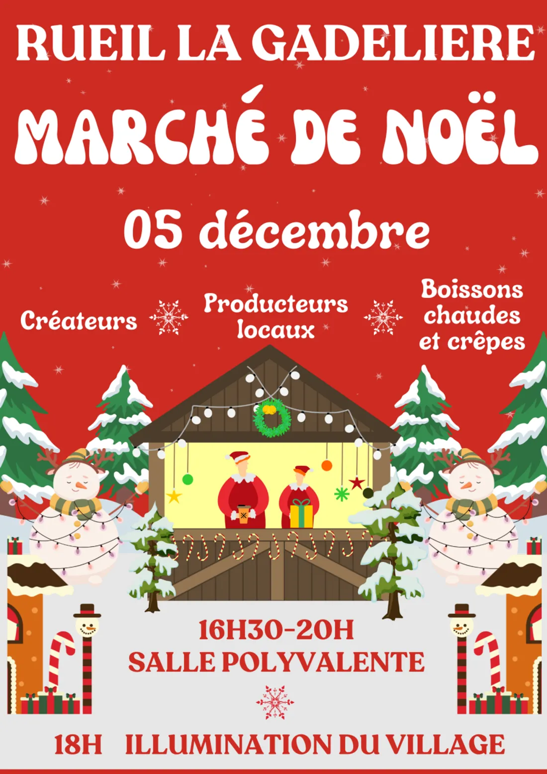 RUEIL-LA-GADELIÈRE - Marché de Noël