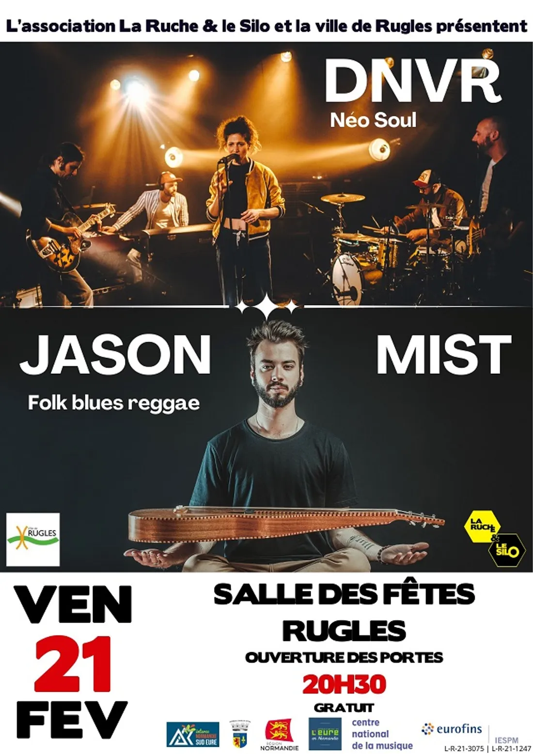RUGLES (27) - Concert : Jason Mist + DNVR