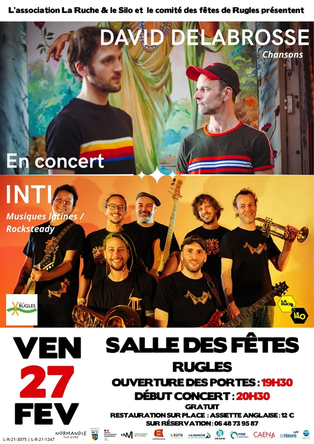 RUGLES (27) - Concert : David Delabrosse + INTI