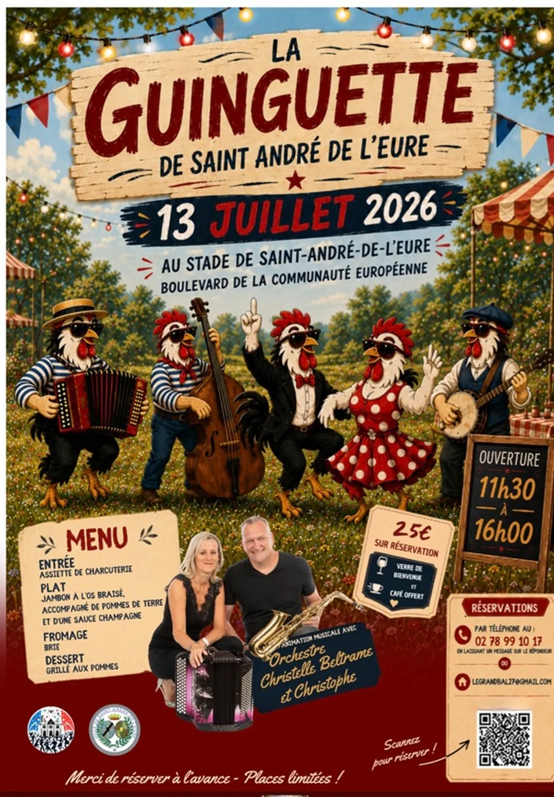 SAINT-ANDRÉ-DE-L'EURE (27) - La Guinguette de Saint-André-de-l'Eure