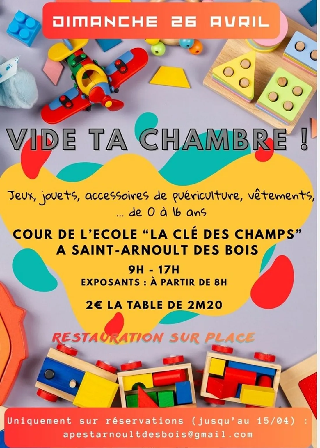 SAINT-ARNOULT-DES-BOIS - Vide ta chambre