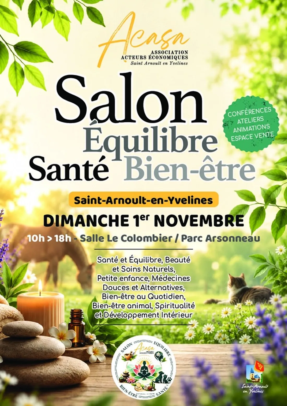 SAINT-ARNOULT-EN-YVELINES (78) - Salon équilibre santé bien-être