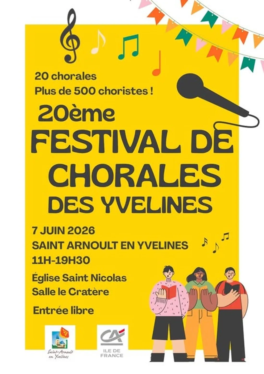 SAINT-ARNOULT-EN-YVELINES (78) - Festival des Chorales des Yvelines