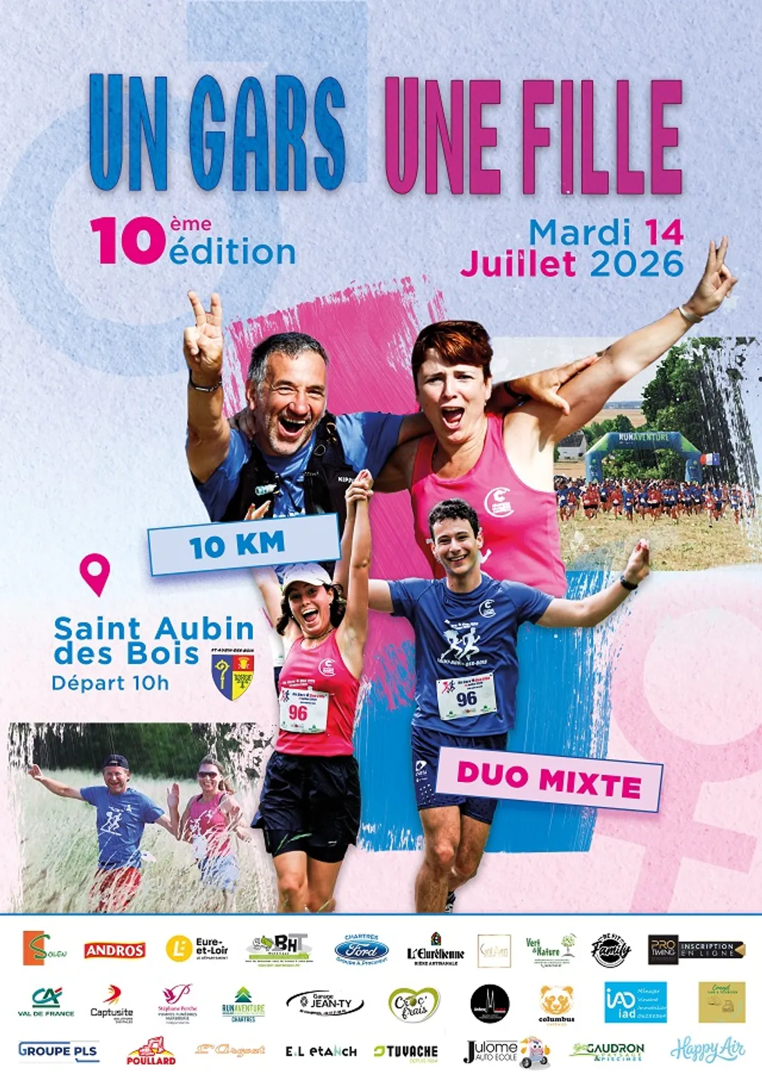 SAINT-AUBIN-DES-BOIS - Trail : Un gars une fille