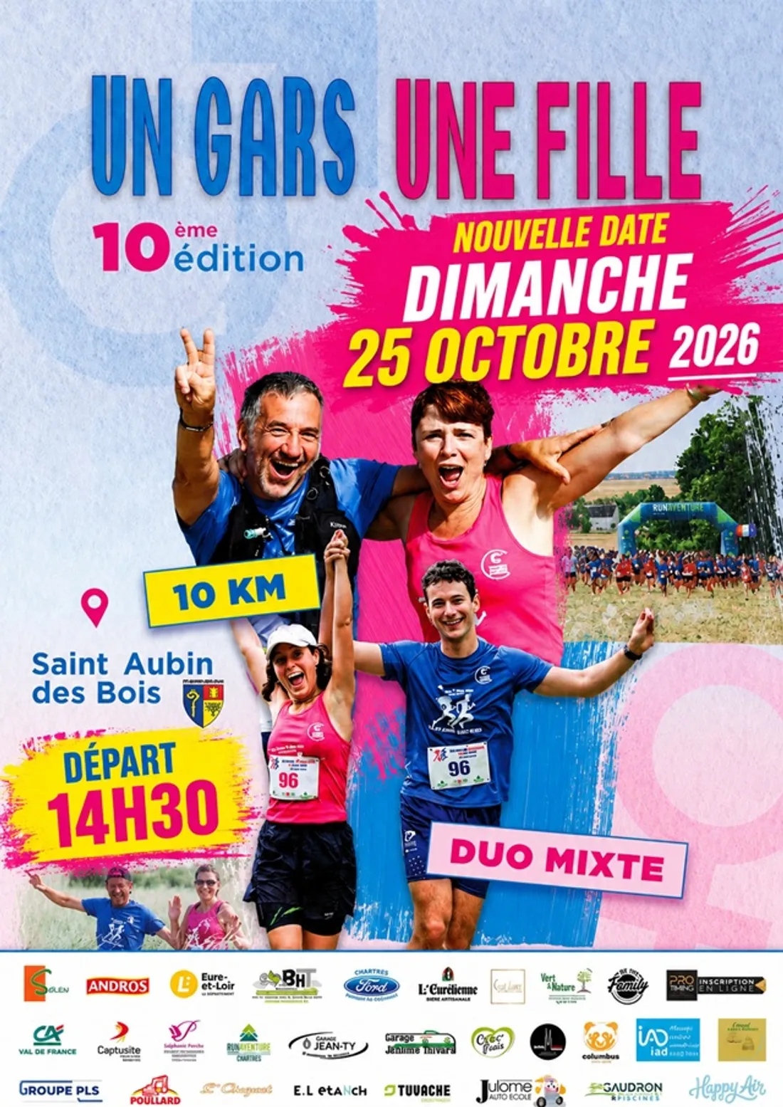 SAINT-AUBIN-DES-BOIS - Trail : Un gars une fille