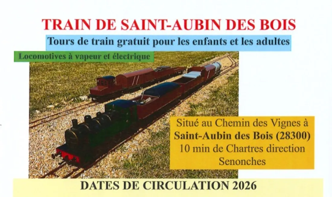  SAINT-AUBIN-DES-BOIS - Tours de train