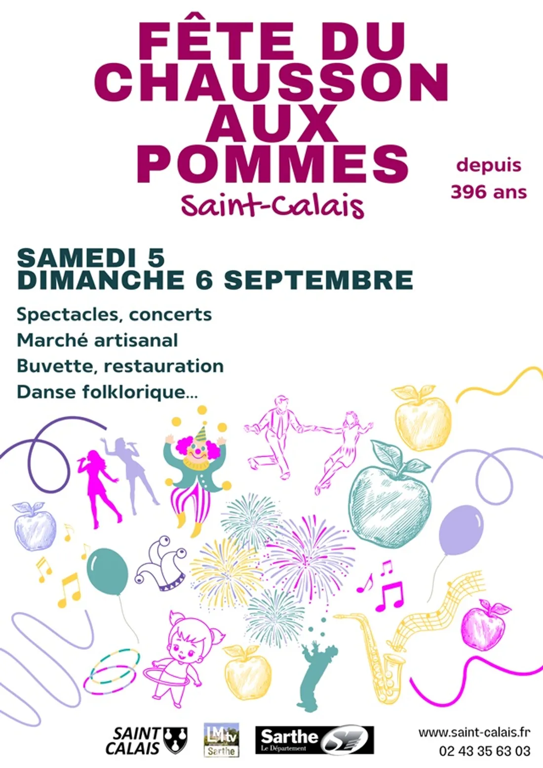 SAINT-CALAIS (72) - 396e fête du chausson aux pommes