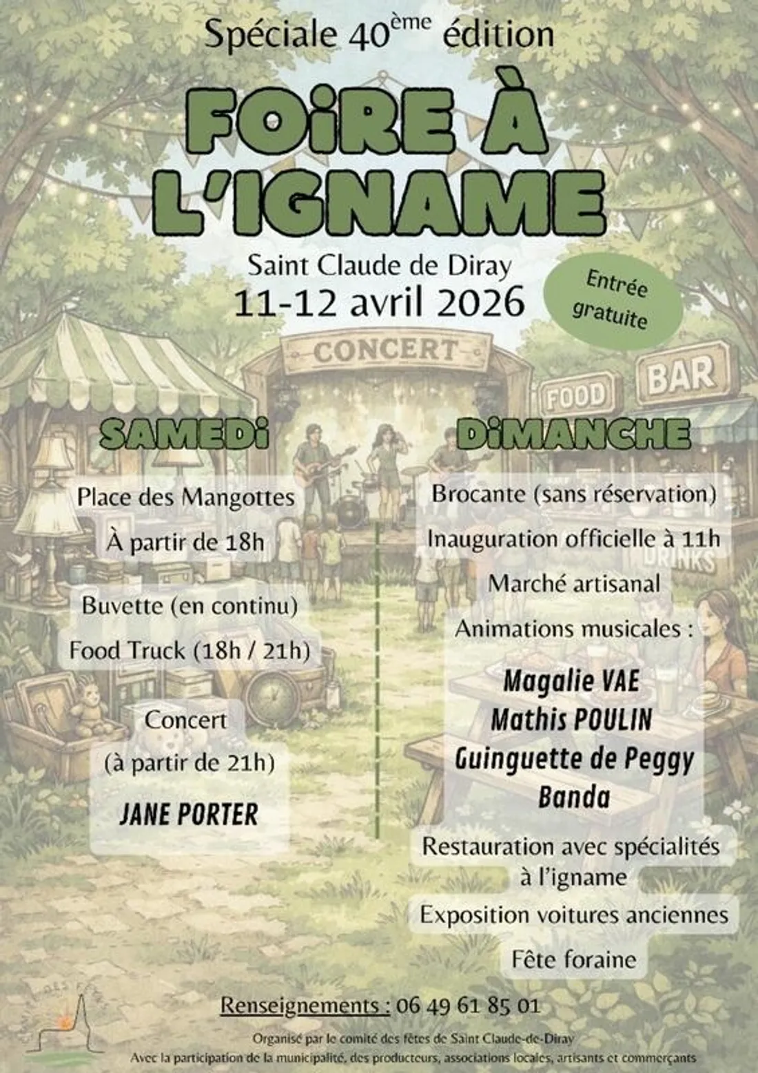 SAINT-CLAUDE-DE-DIRAY (41) - 40ème foire à l'ignames