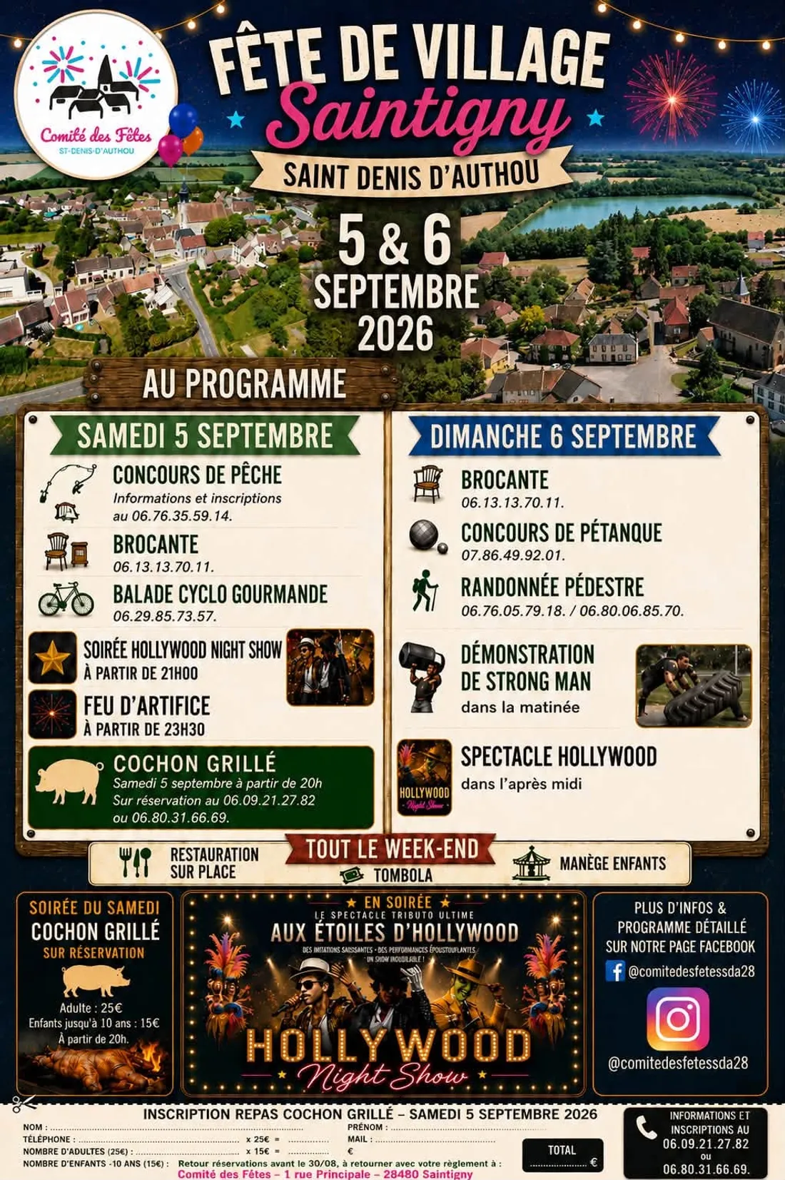 SAINT-DENIS-D'AUTHOU - Fête du village