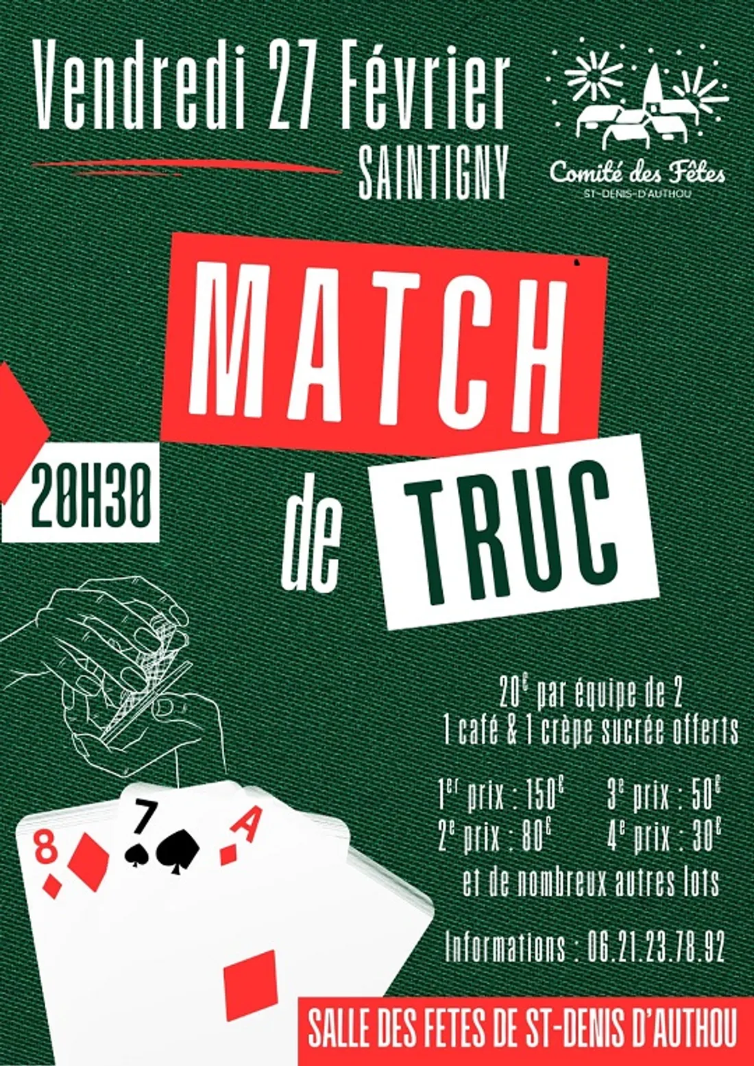 SAINT-DENIS-D'AUTHOU - Match de truc