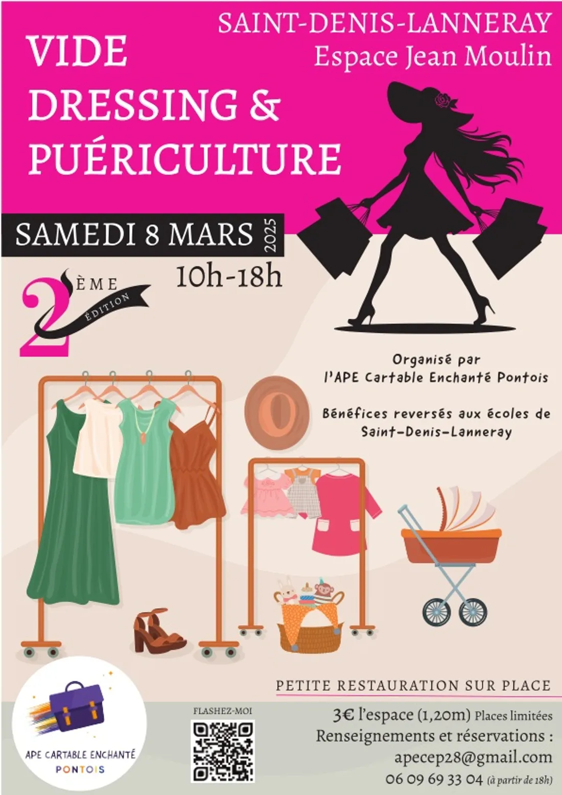 SAINT-DENIS-LES-PONTS - Vide-dressing et puériculture de l'APE