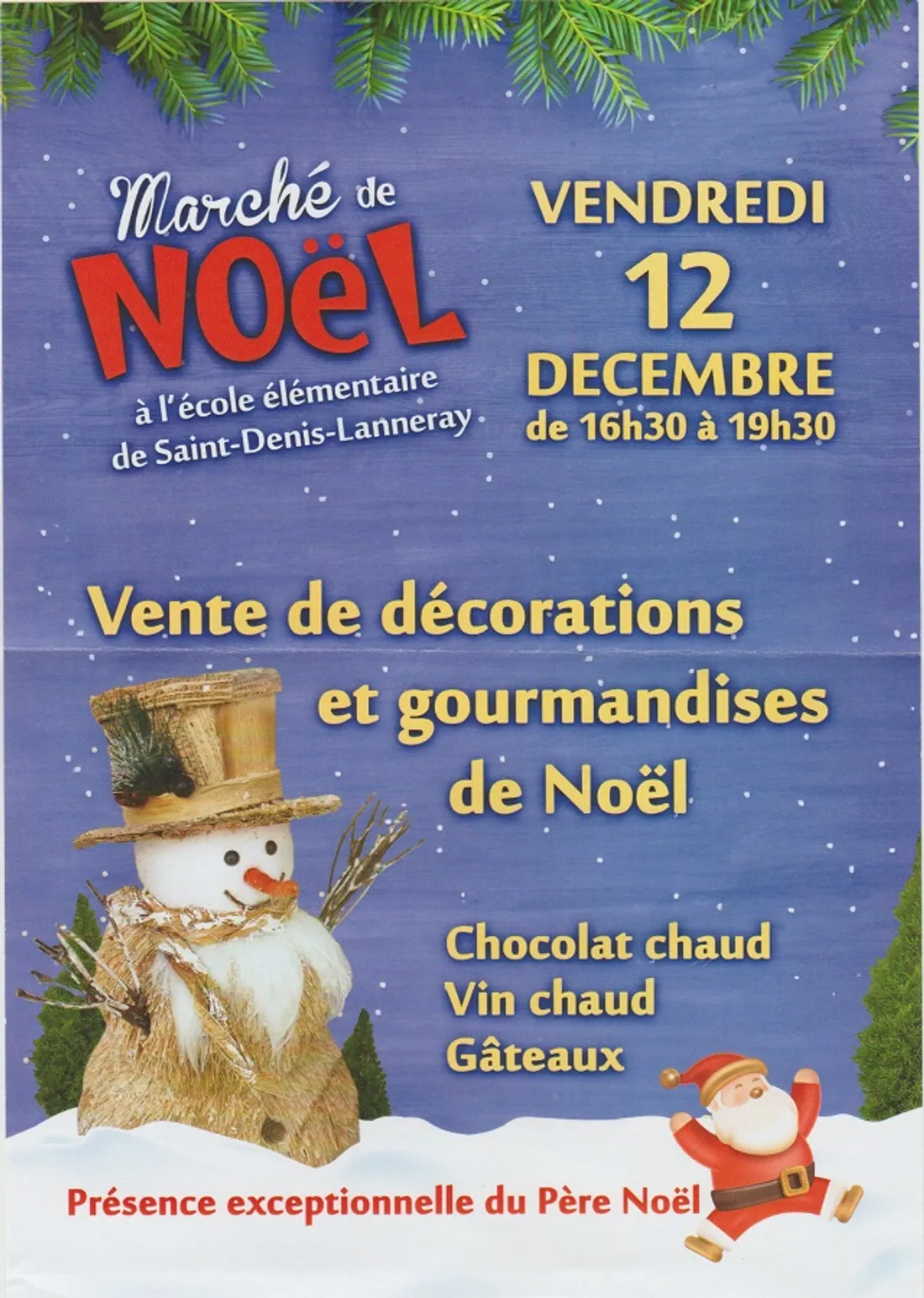 SAINT-DENIS-LES-PONTS - Marché de Noël de l'école élémentaire