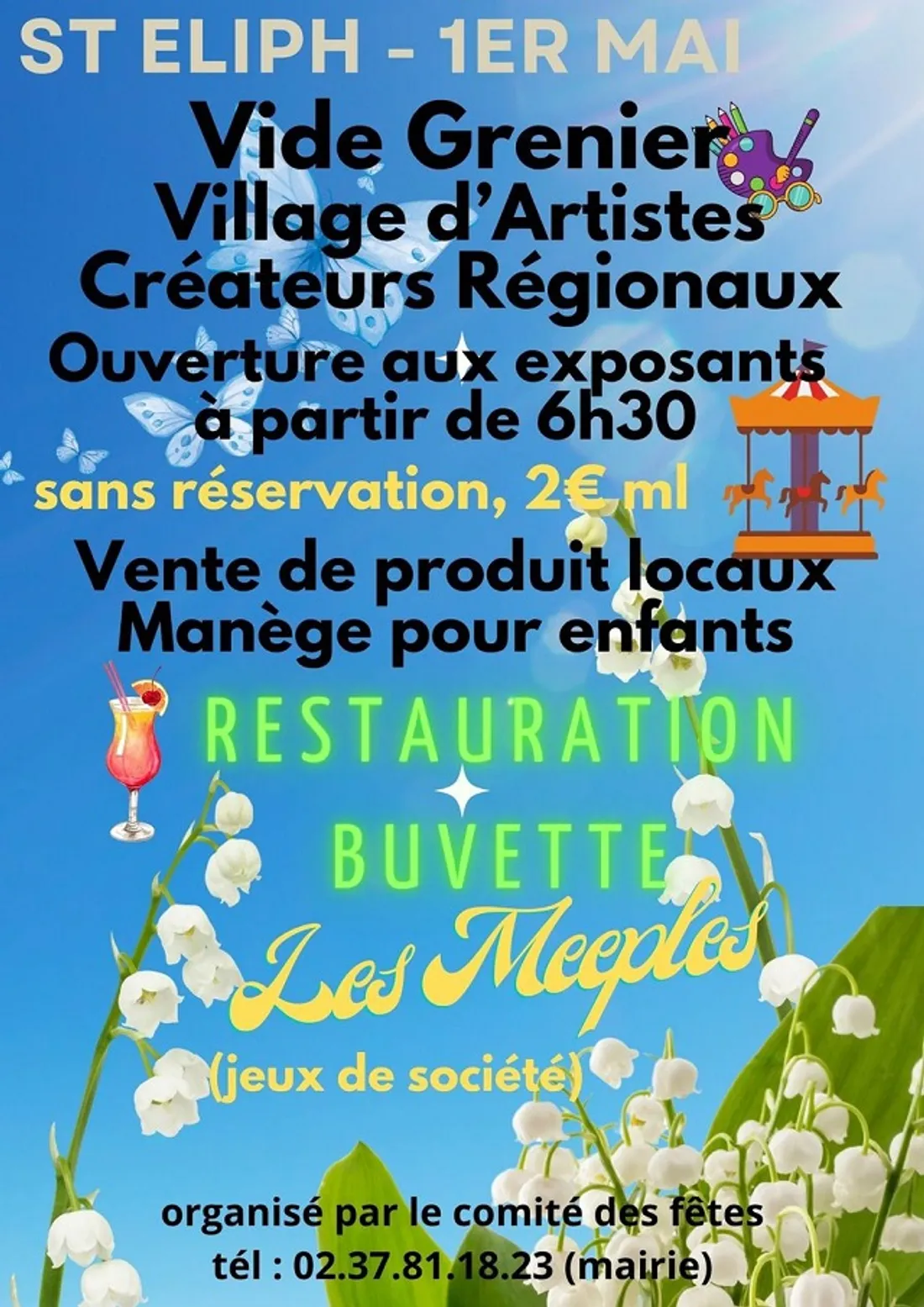 SAINT-ÉLIPH - Vide-greniers, village d'artistes