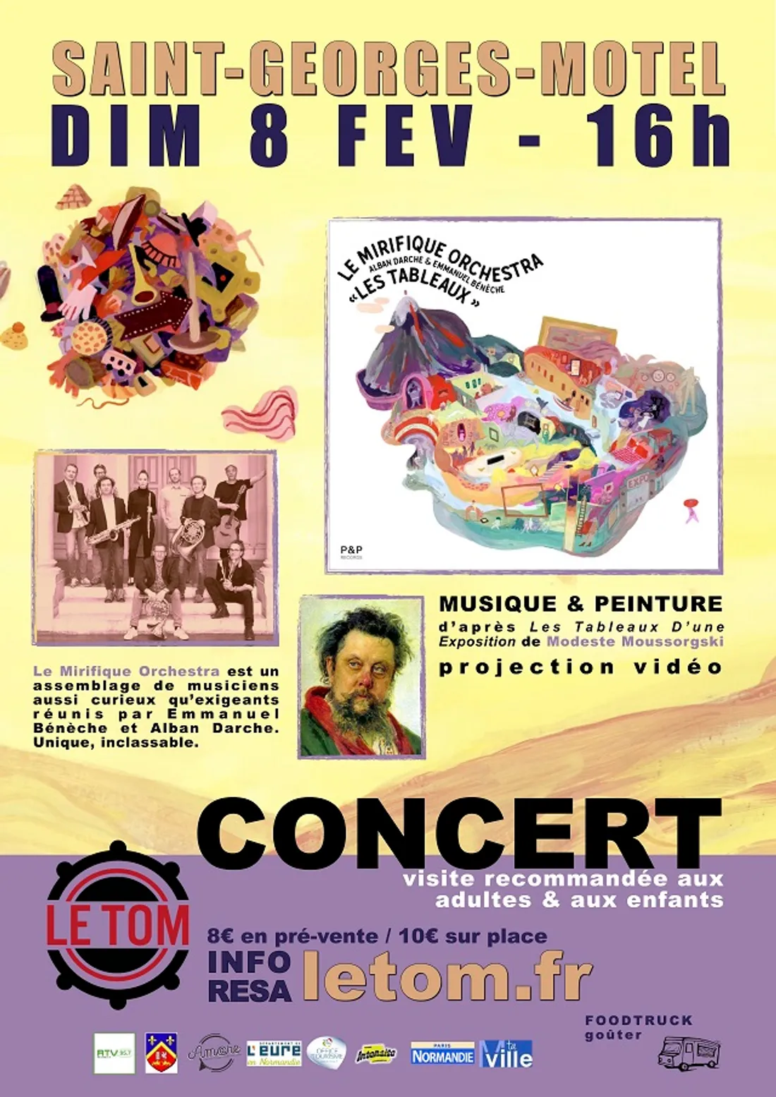 SAINT-GEORGES-MOTEL (27) - Spectacle : Le Mirifique Orchestra