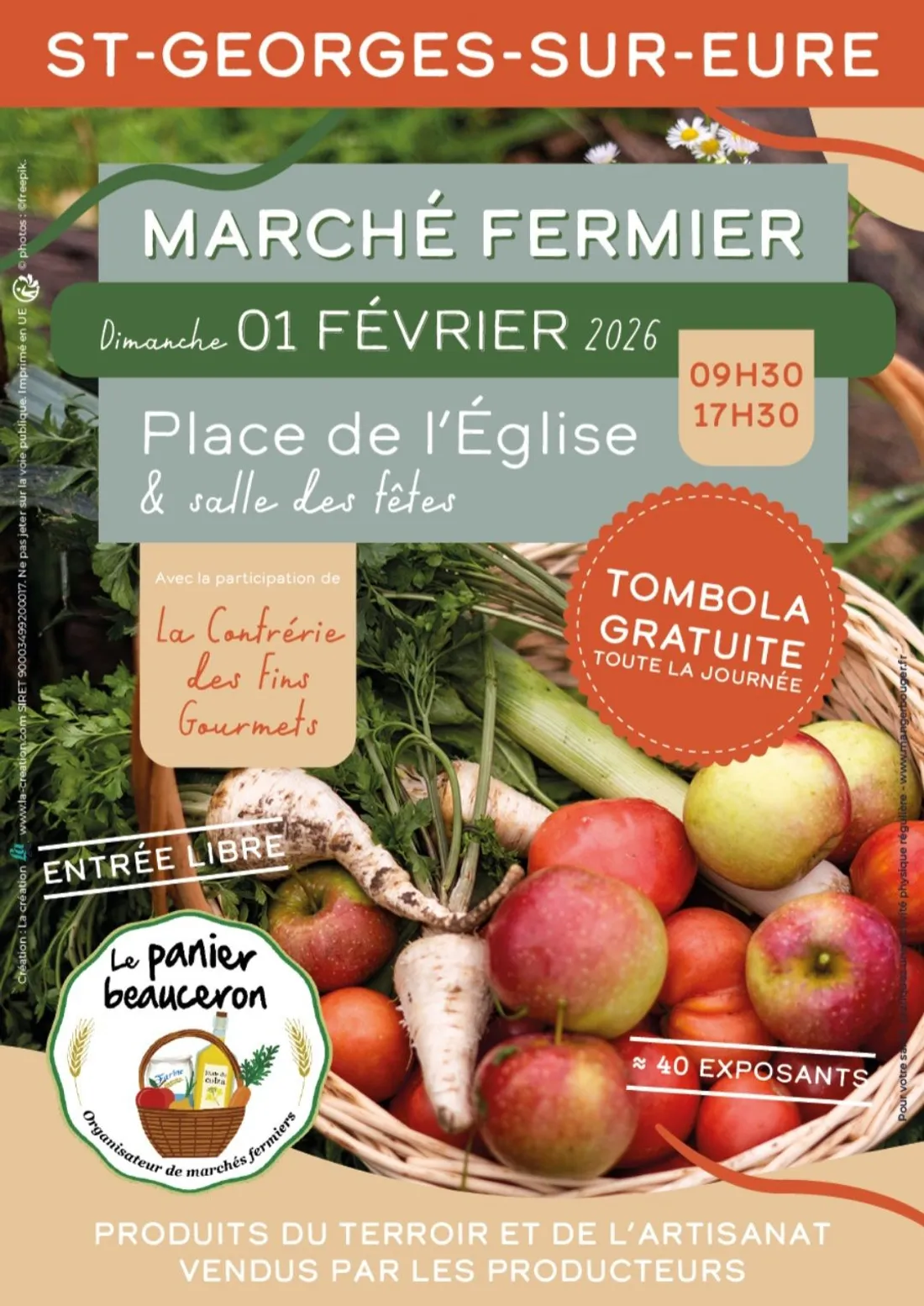 SAINT-GEORGES-SUR-EURE - Marché fermier du Panier Beauceron