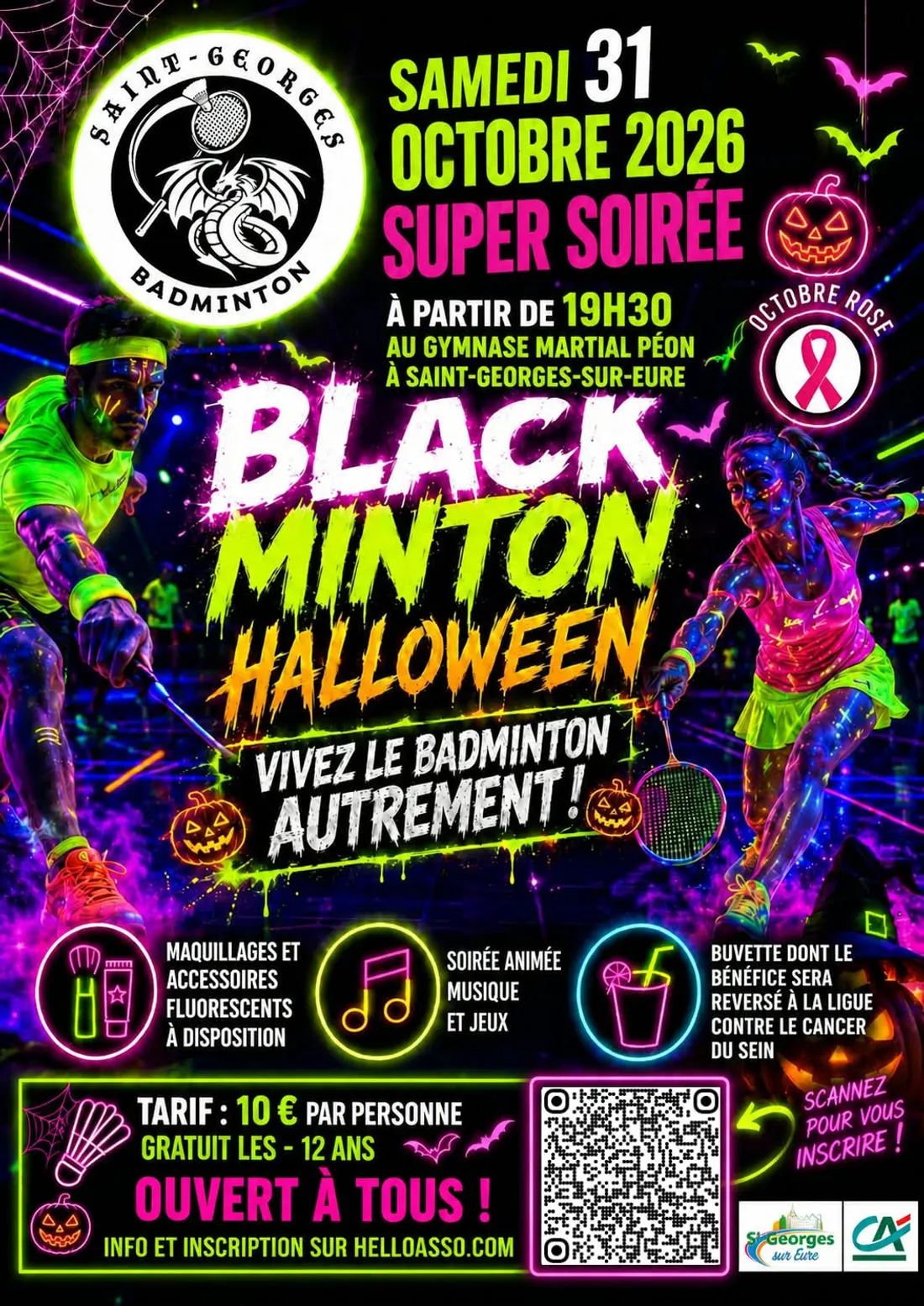SAINT-GEORGES-SUR-EURE - Soirée Blackminton