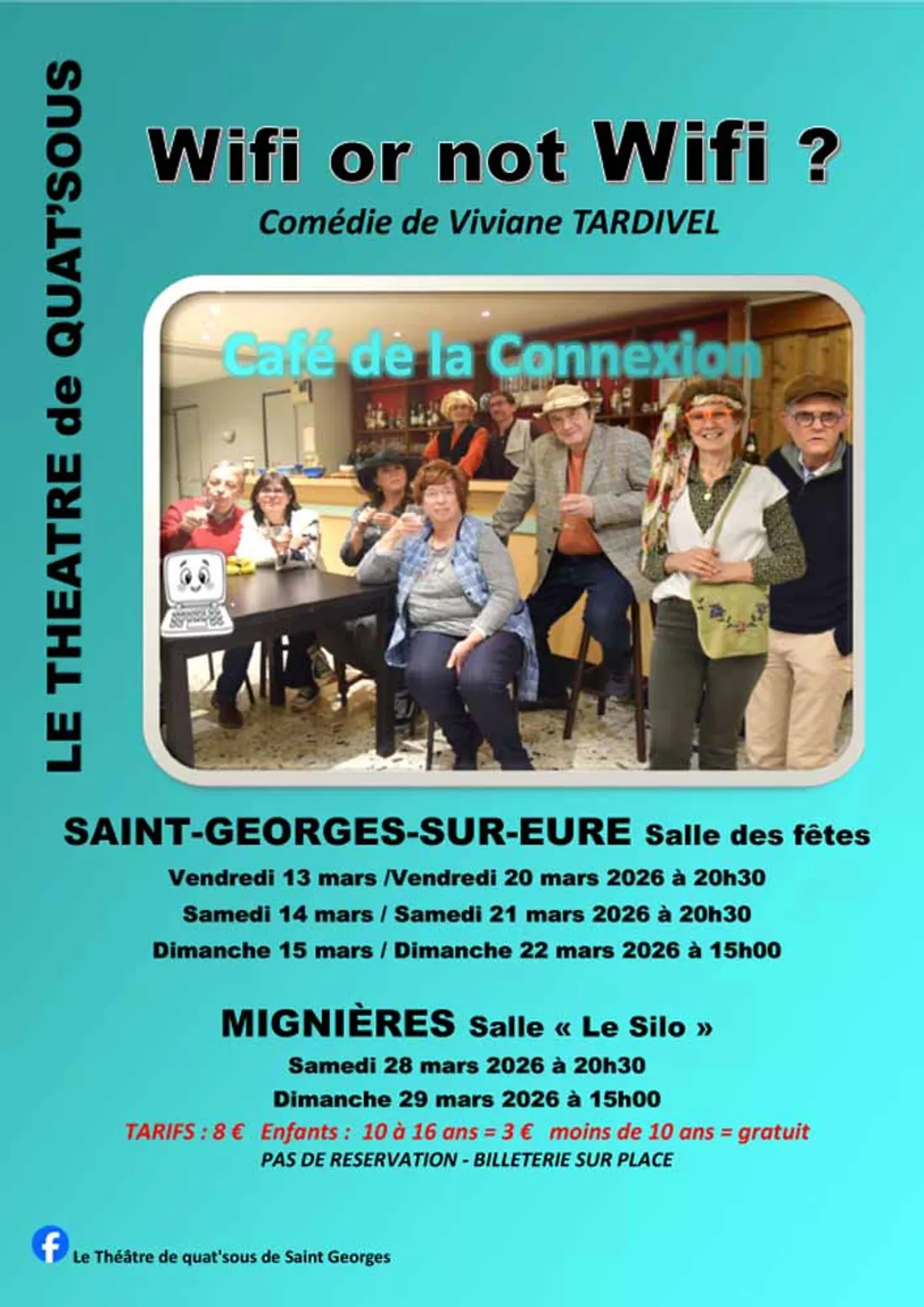 SAINT-GEORGES-SUR-EURE - Théâtre : Wifi or not Wifi ?