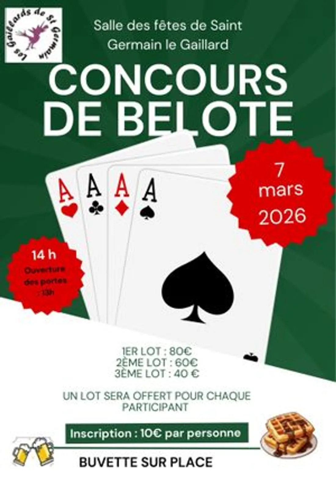 SAINT-GERMAIN-LE-GAILLARD - Concours de belote