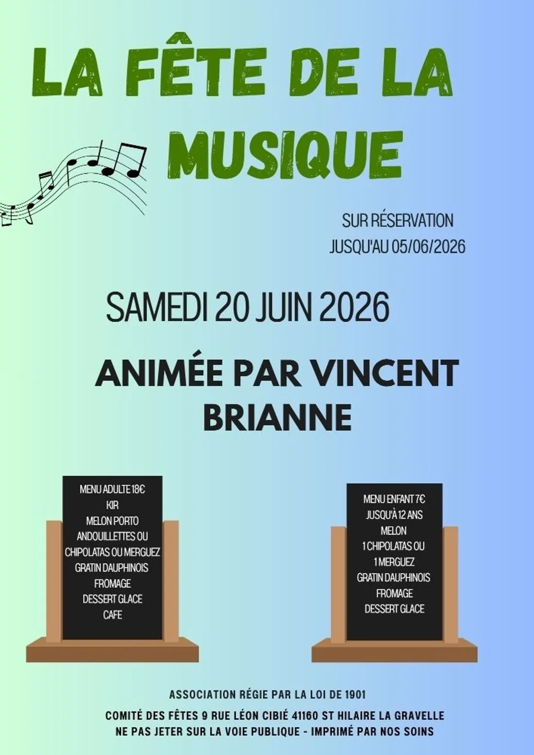 SAINT-HILAIRE-LA-GRAVELLE (41) - Fête de la musique