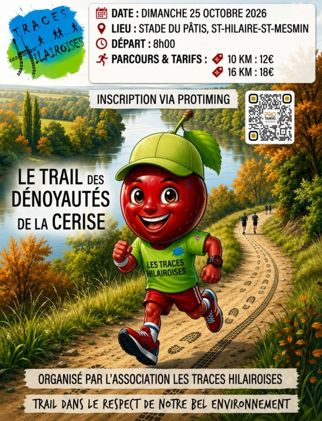 SAINT-HILAIRE-SAINT-MESMIN (45) - Trail Les Dénoyautés de la Cerise