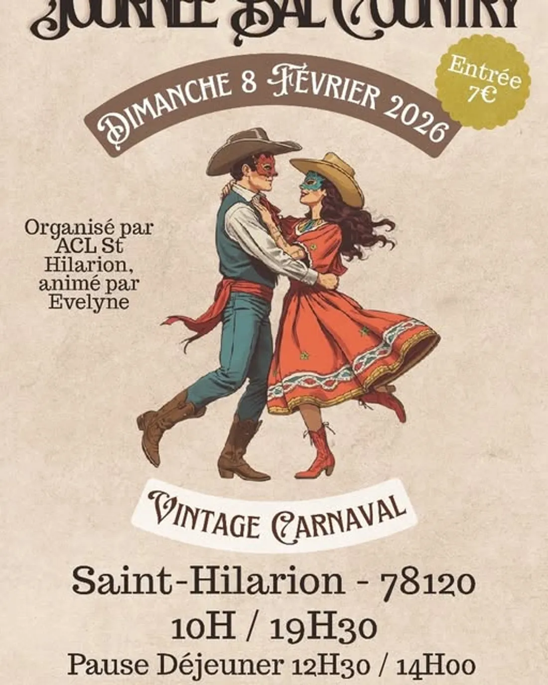 SAINT-HILARION (78) - Journée bal country