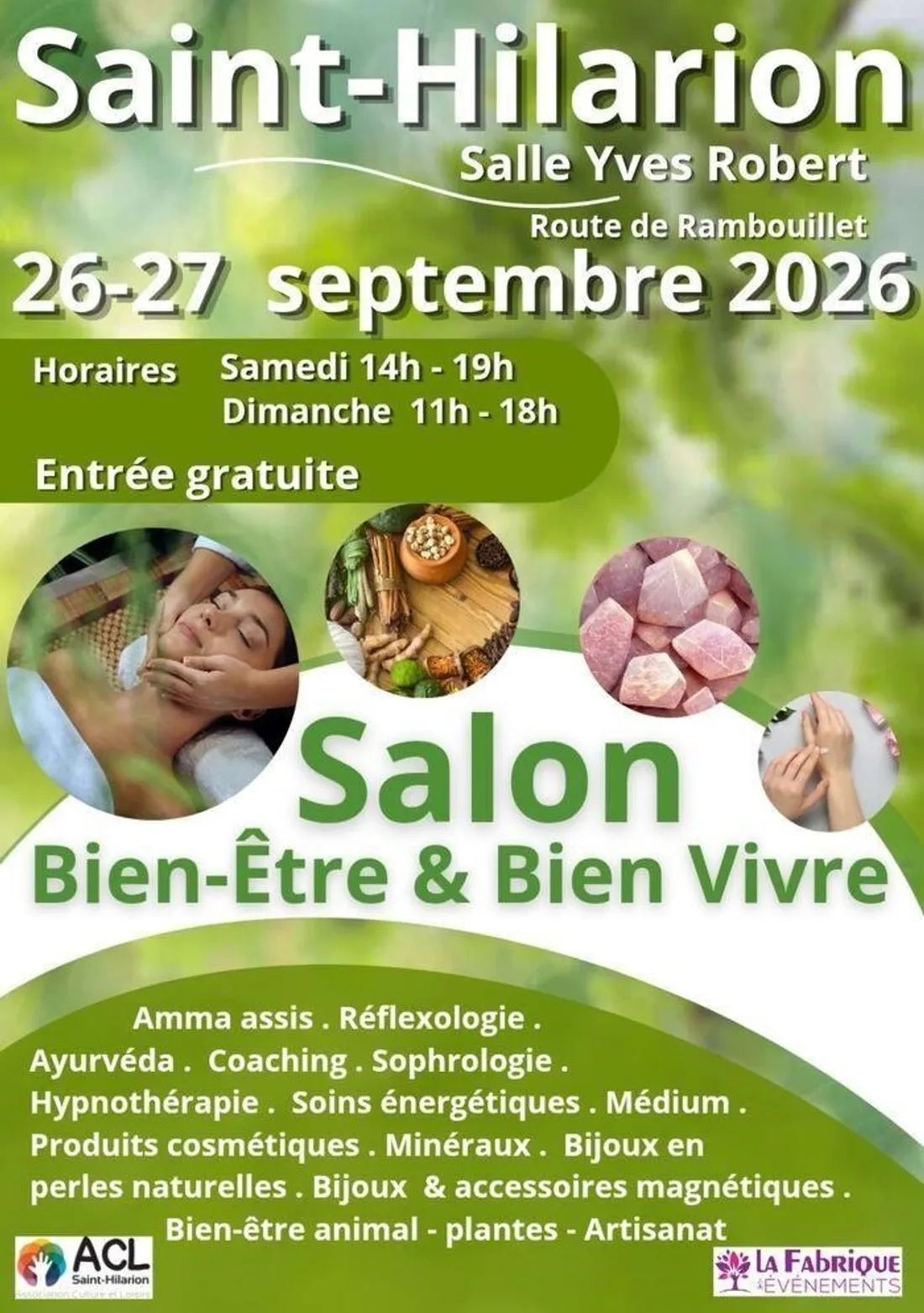 SAINT-HILARION (78) - Salon Bien-Être et Bien Vivre