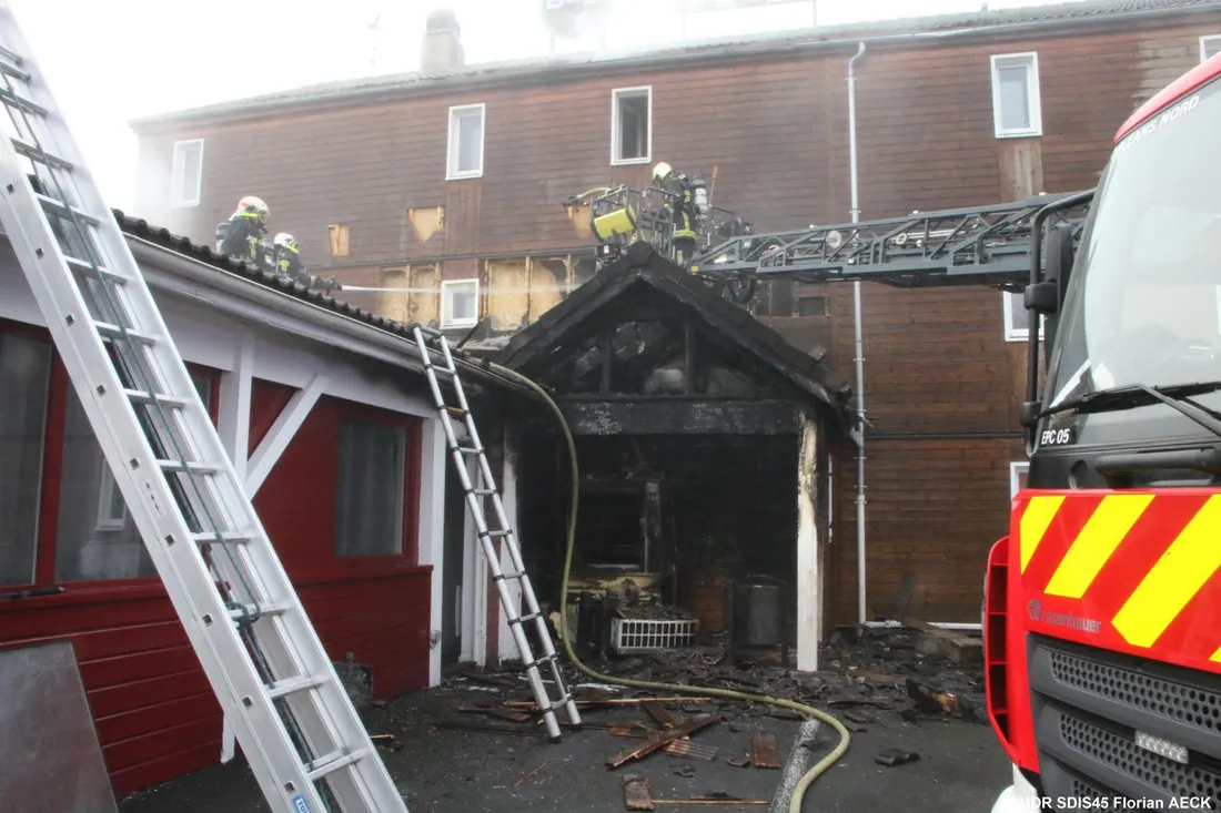 Incendie dans un hôtel à Saint-Jean-de-Braye (Loiret).