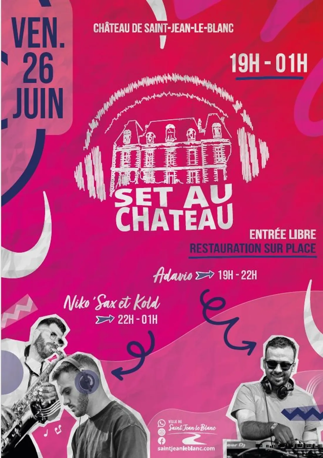 SAINT-JEAN-LE-BLANC (45) - Set au château