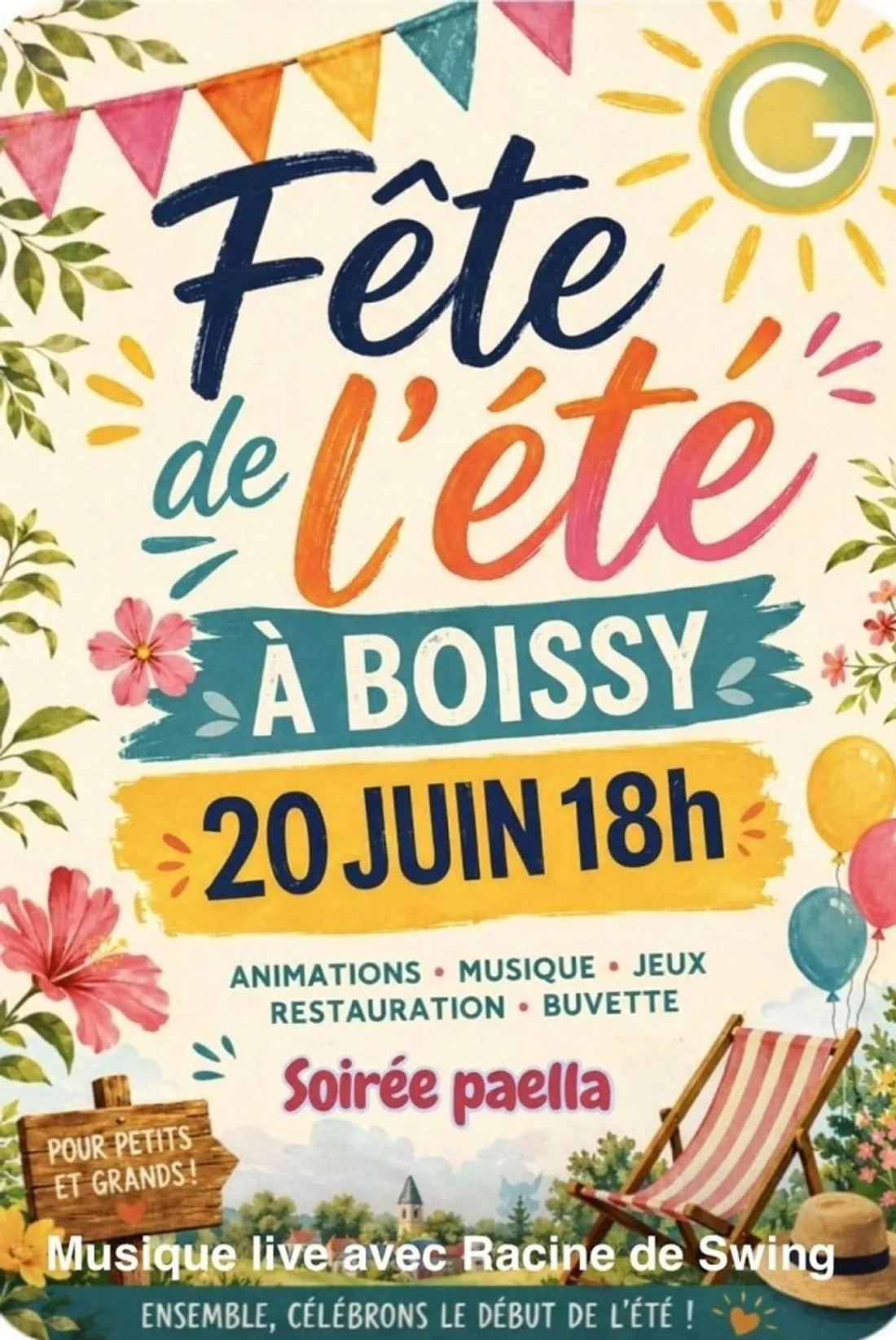 SAINT-LAURENT-LA-GÂTINE - Fête de l'été