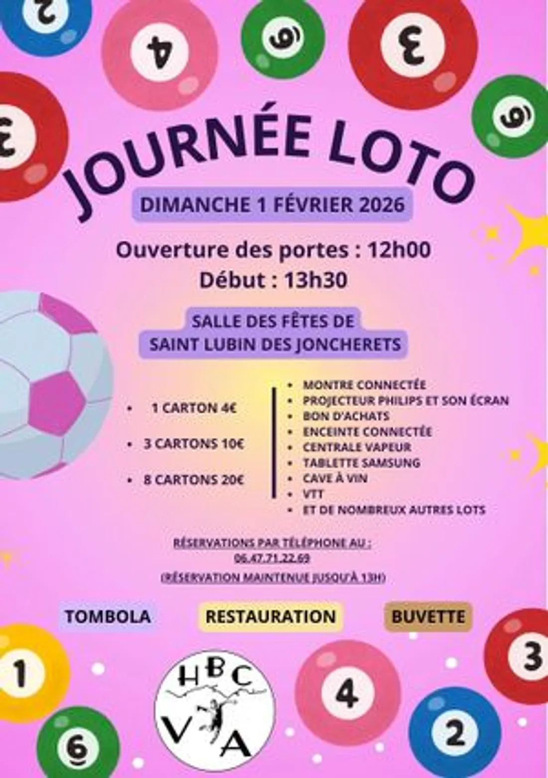 SAINT-LUBIN-DES-JONCHERETS - Loto du HBCVA