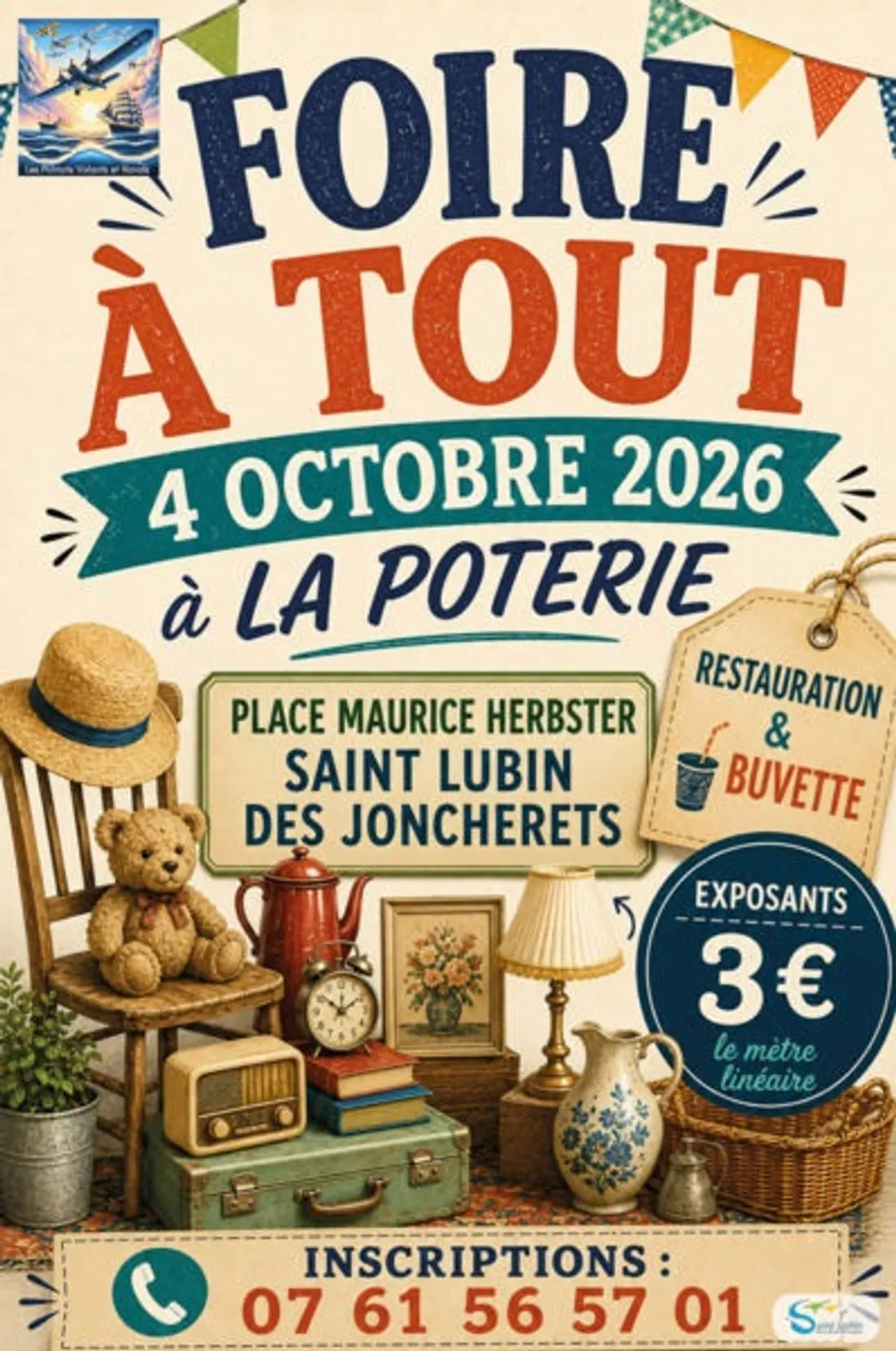 SAINT-LUBIN-DES-JONCHERETS - Foire à tout à la poterie
