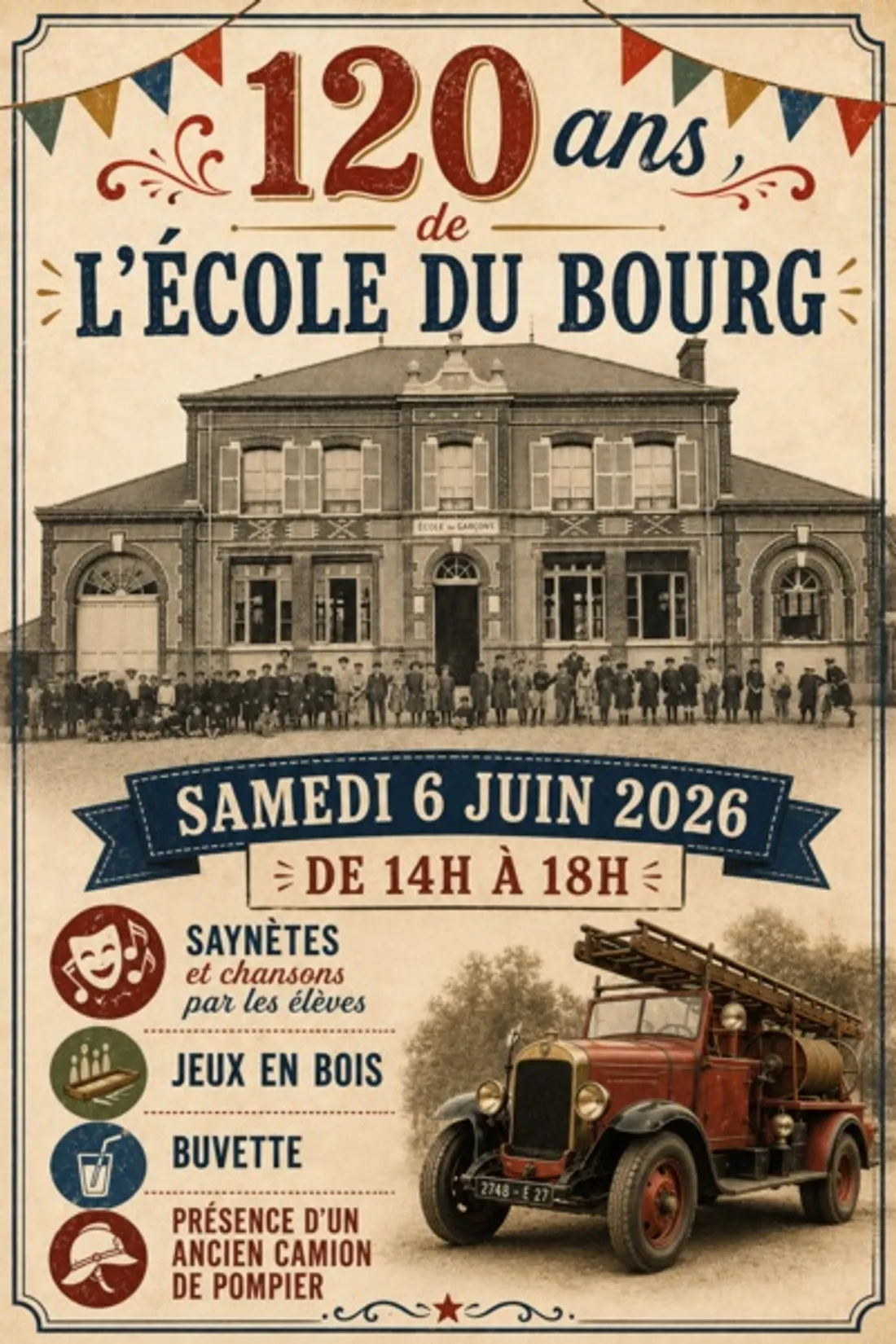 SAINT-LUBIN-DES-JONCHERETS - 120 ans de l’École du bourg