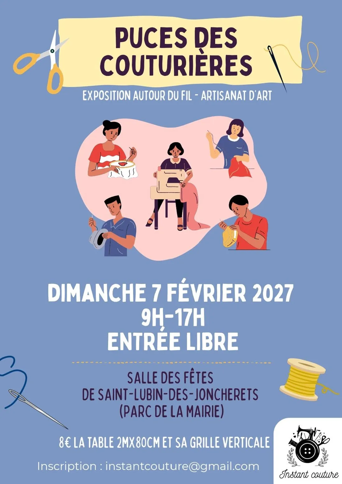 SAINT-LUBIN-DES-JONCHERETS - Puces des couturières