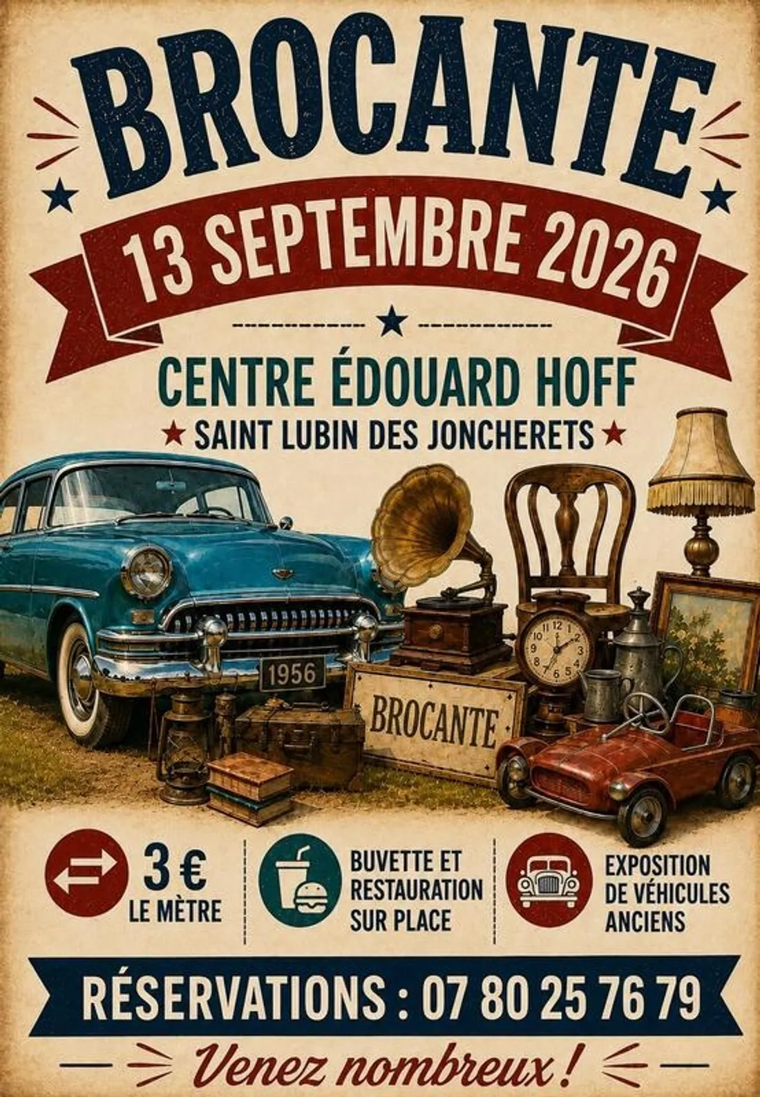 SAINT-LUBIN-DES-JONCHERETS - Brocante du Club Sport Drouais