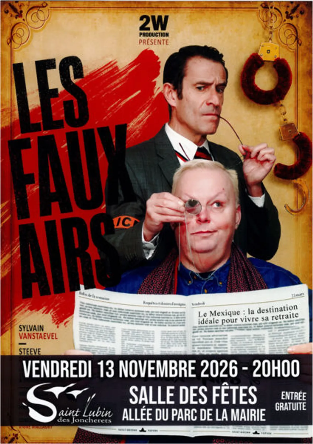 SAINT-LUBIN-DES-JONCHERETS - Théâtre : Les faux airs