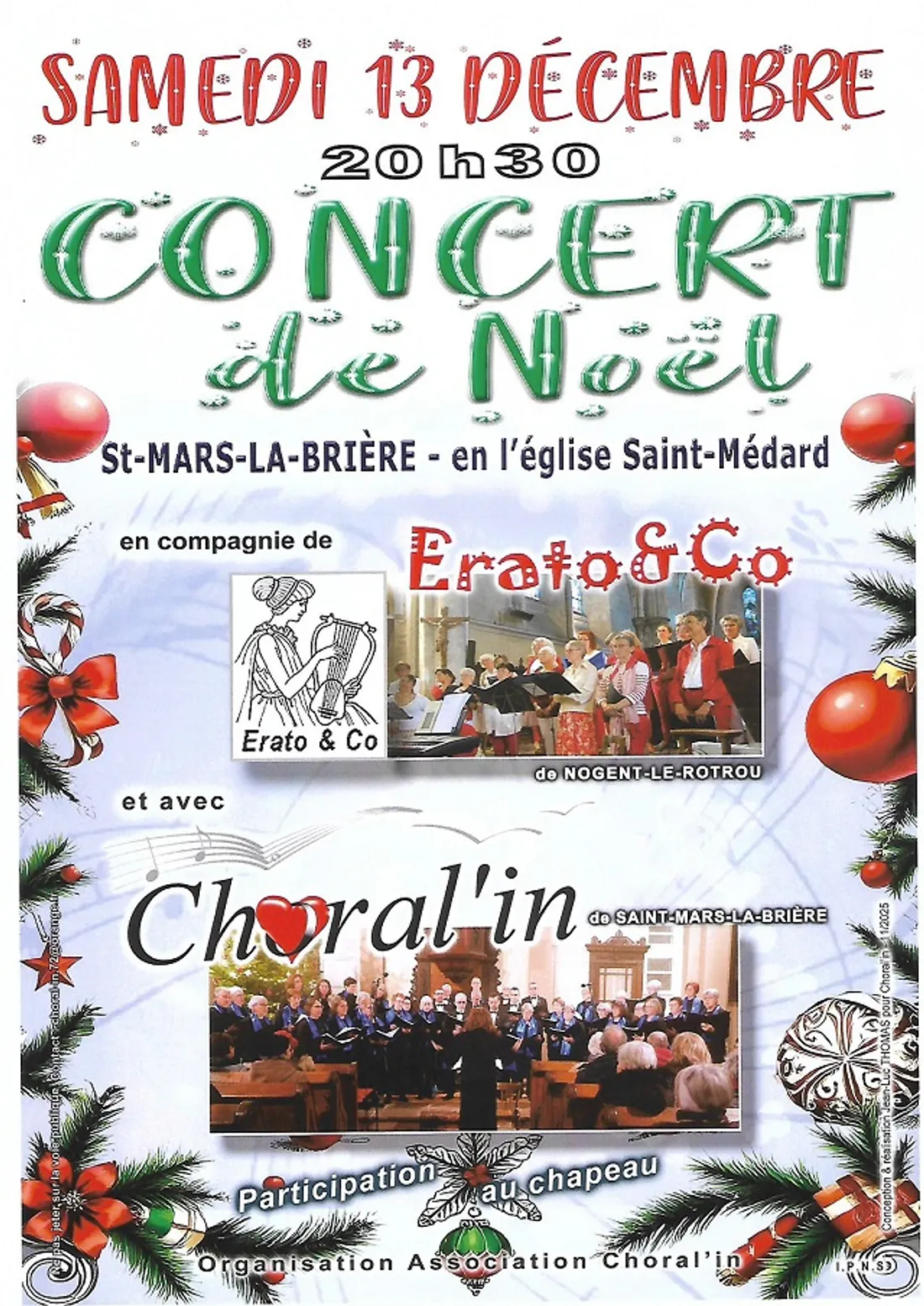 SAINT-MARS-LA-BRIERE (72)- Concert de Noël 