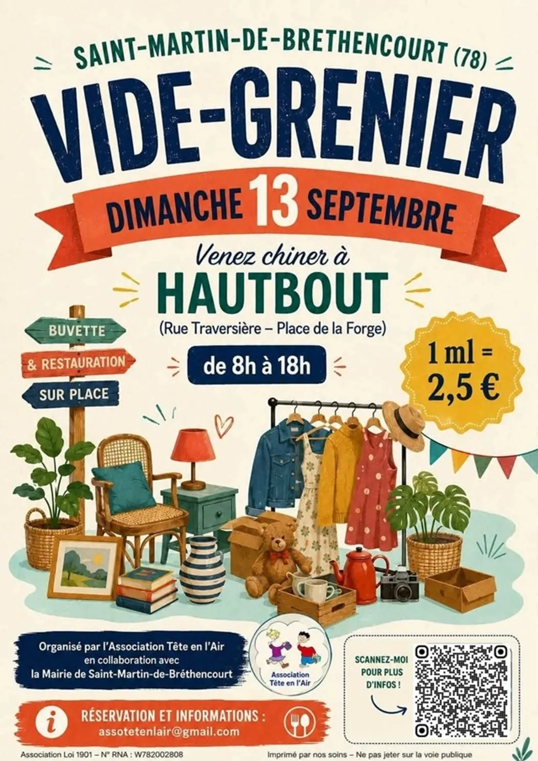 SAINT-MARTIN-DE-BRETHENCOURT (78) - Vide-greniers à Hautbout