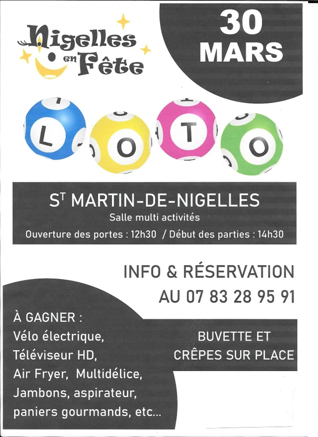 SAINT-MARTIN-DE-NIGELLES - Loto de Nigelles en Fêtes