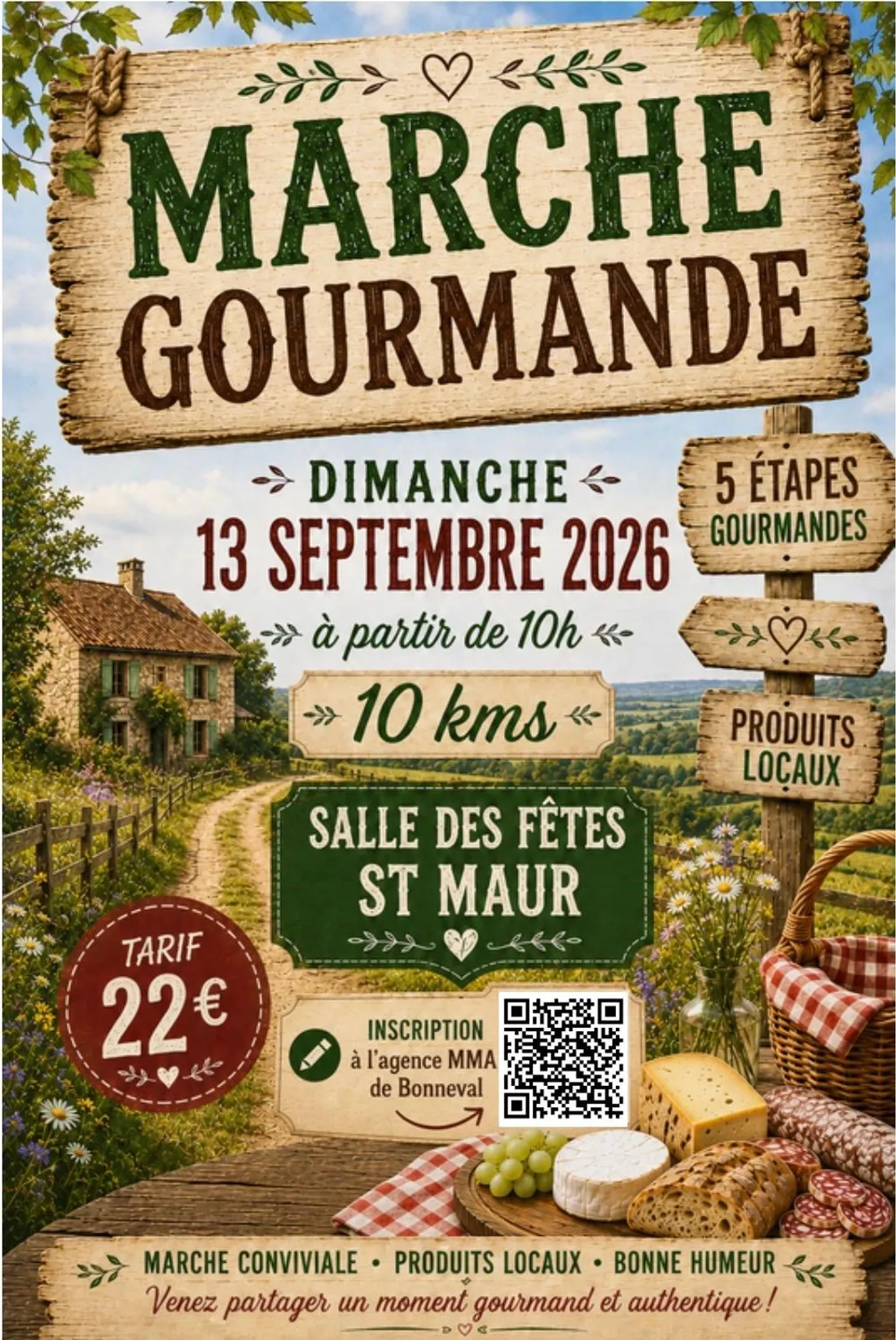 SAINT-MAUR-SUR-LE-LOIR - Marche gourmande