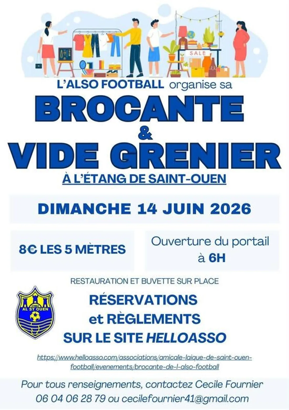 SAINT-OUEN (41) - Brocante et Vide-greniers de l'ALSO Football