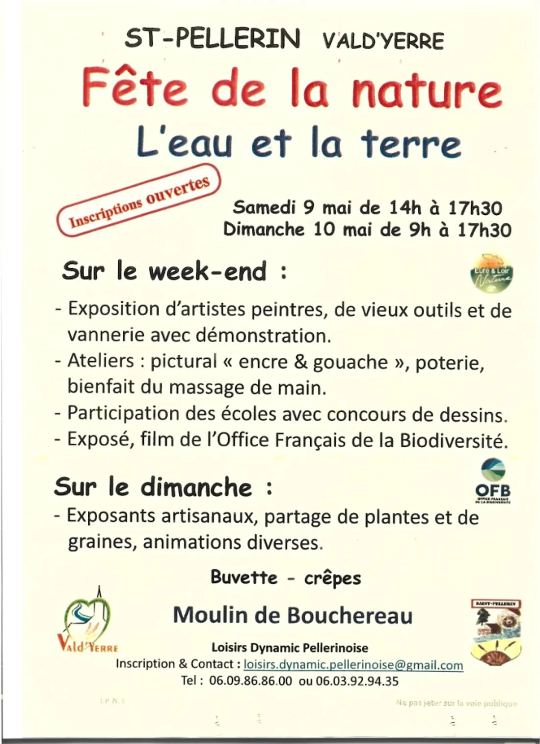 SAINT-PELLERIN - Fête de la nature « L'eau et la terre »