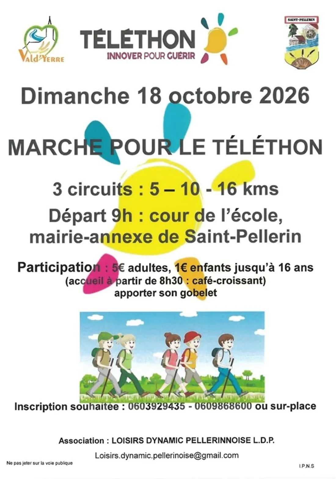 SAINT-PELLERIN - Marche pour le Téléthon