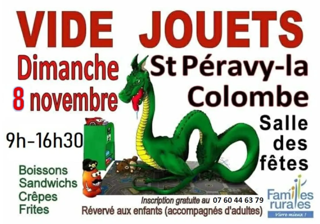 SAINT-PÉRAVY-LA-COLOMBE (45) - Vide jouets