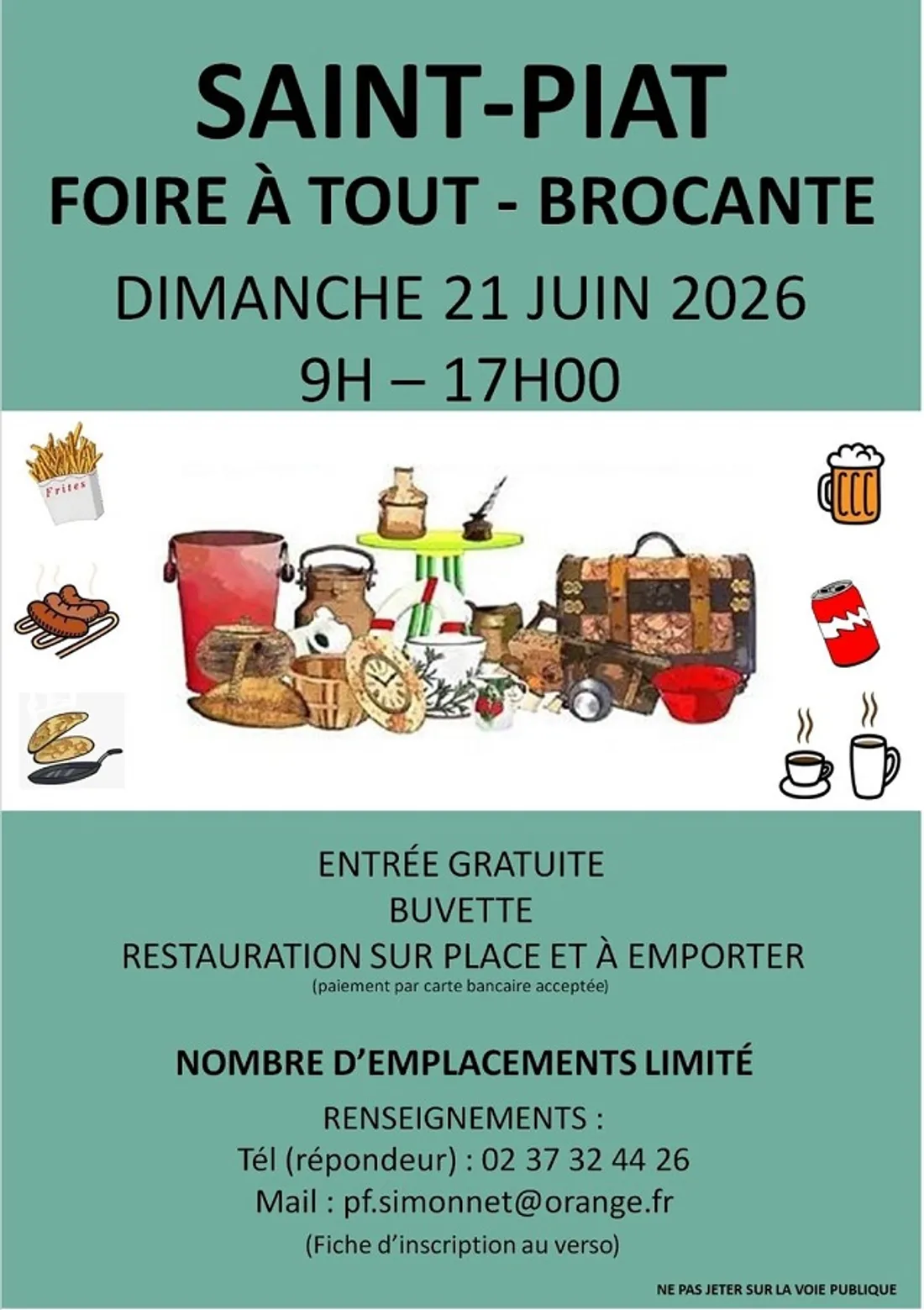 SAINT-PIAT - Brocante et Foire à tout