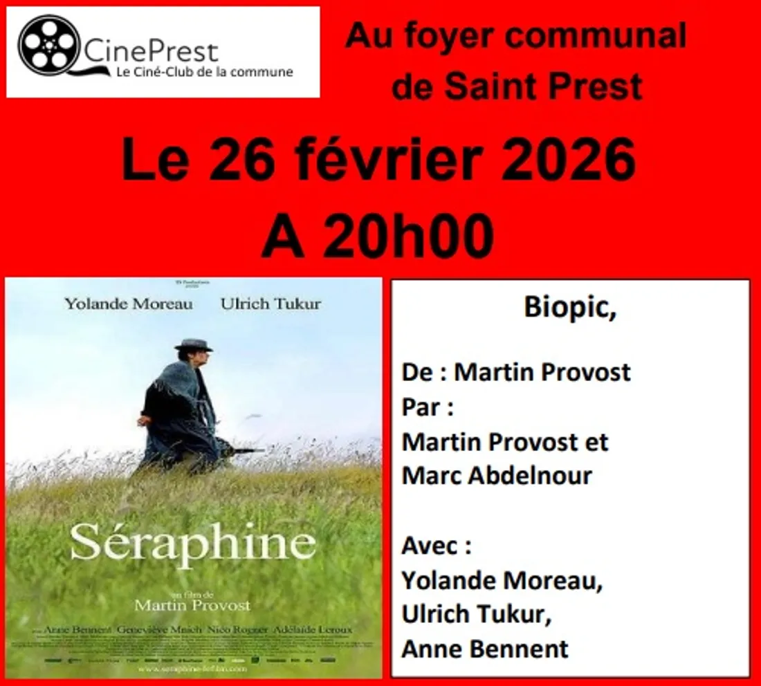 SAINT-PREST - CinéPrest : Séraphine
